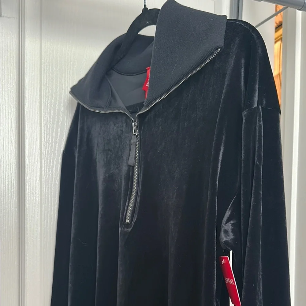 Spanx AirEssentials half-zip black velvet - Picture 4 of 13